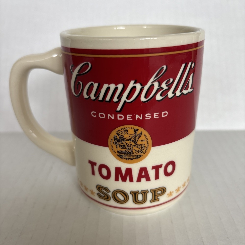 Vintage Campbell's Tomato Soup Mug Coffee Cup‎ USA Grandma Granny Core